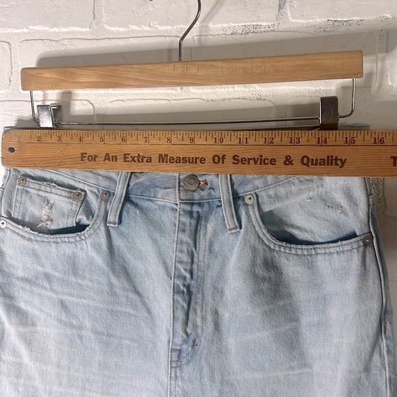 Madewell Classic Straight Full-Length Jeans Fitzgerald Wash Size 29 - Picture 15 of 17